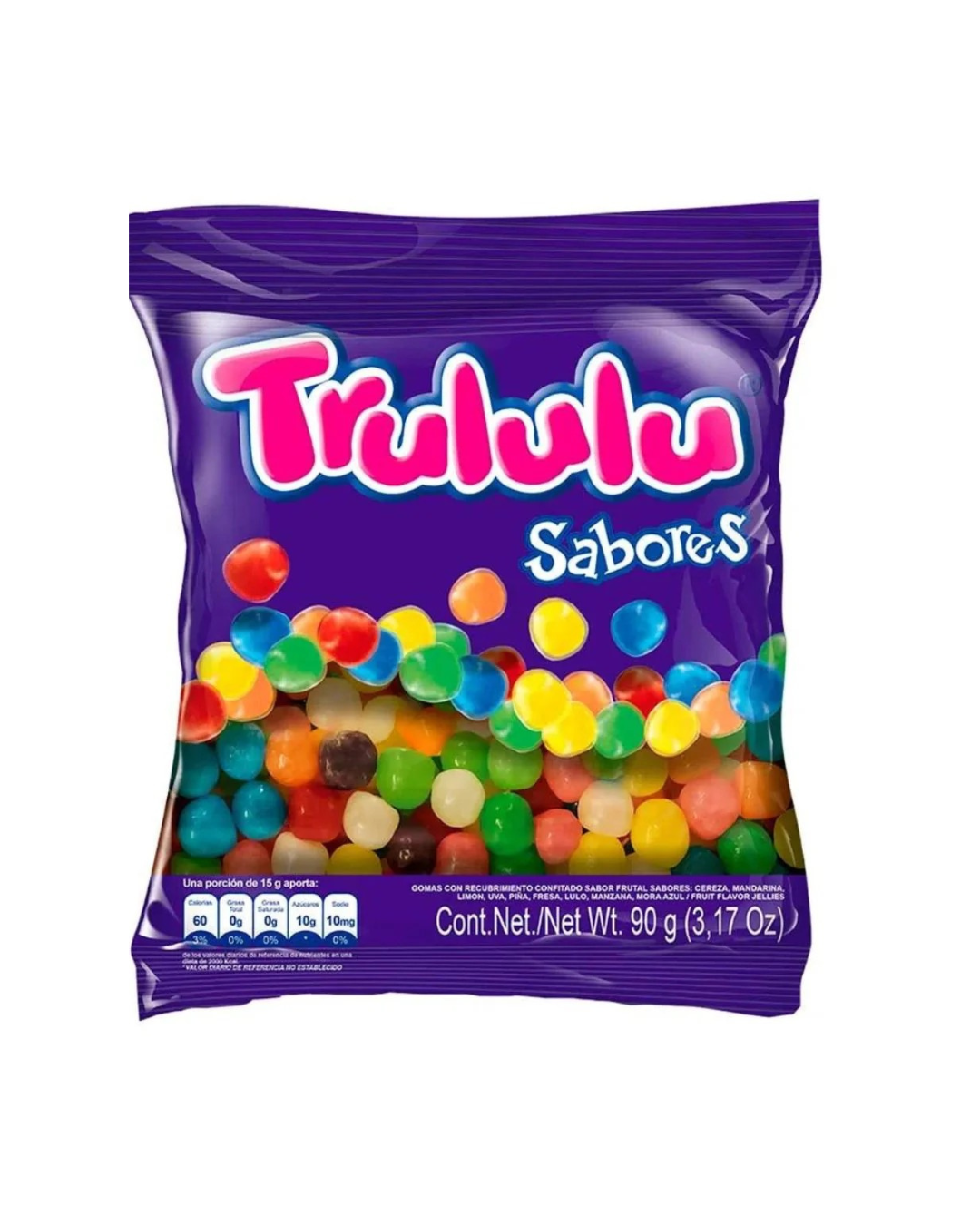Trululu Gomitas Sabores 70g.